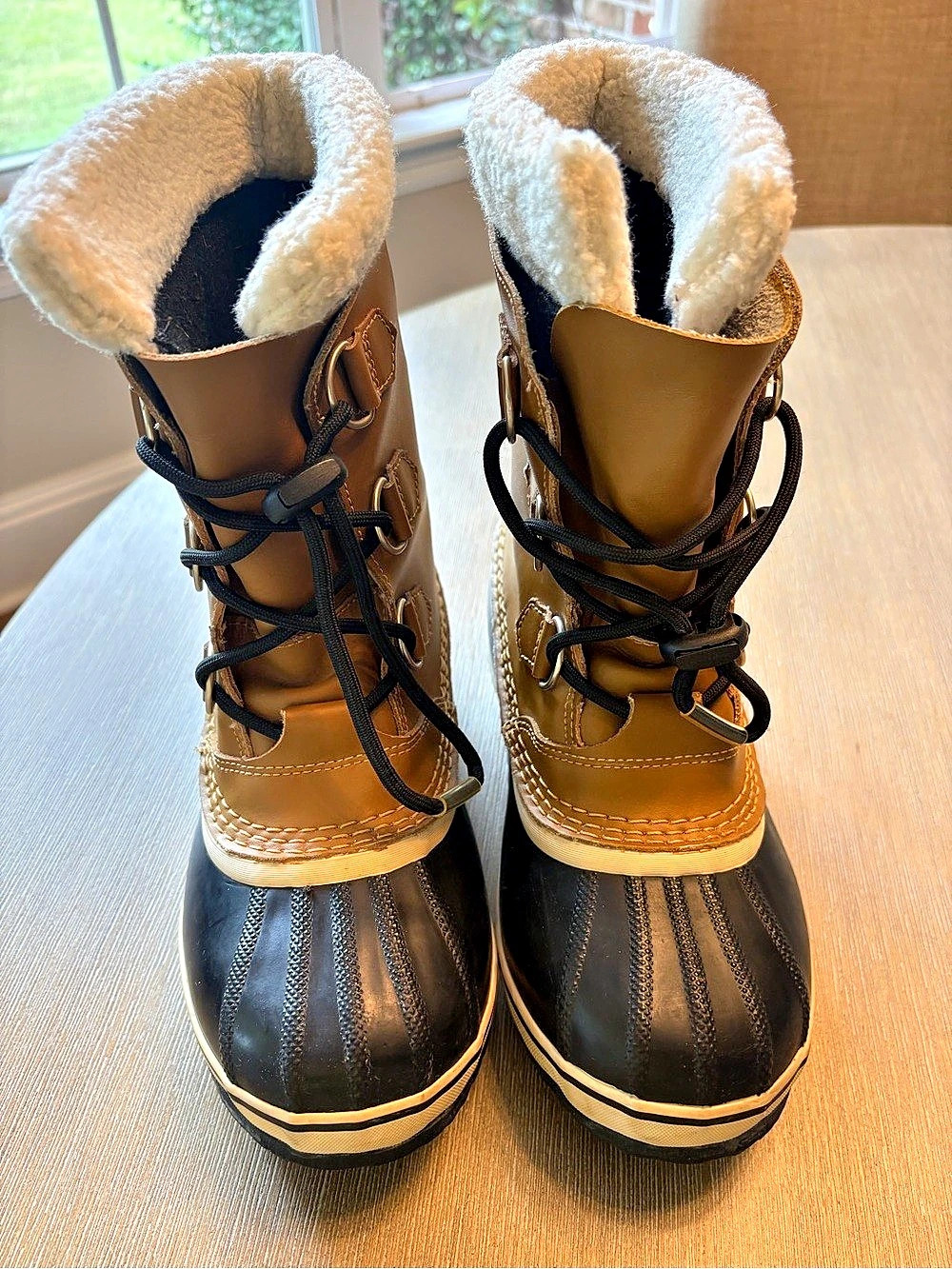 Sorel 1964 Premium T Winter Boots Brown & Black US 5 Like New - Picture 2 of 7